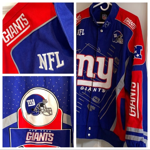 NFL NY GIANTS Jacket Mens Size XL - Picture 2 of 8